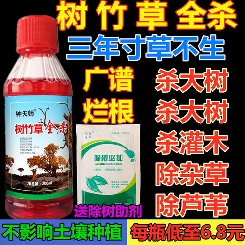 高效農藥與除草劑 全面解決樹木、竹子及雜草問題
